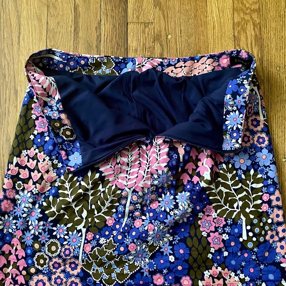 Talbots Botanical A Line Skirt - Picture 7 of 9